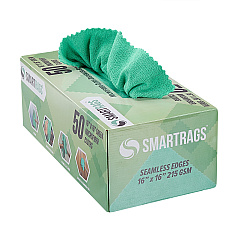 Smartrags Xl Microfiber 35 Gram 16x16 Green, Pack Of 50 (PNP-M931-G)