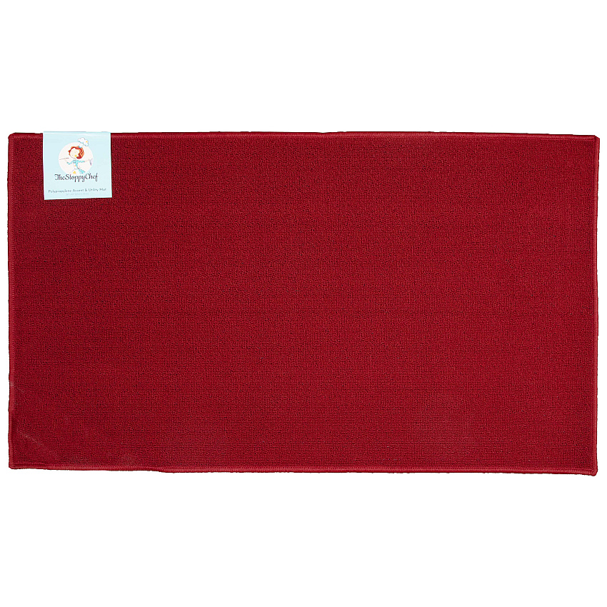 Sloppy Chef Accent Rug 26x45 Red, Case Of 12 (JKT-26X45-RD-CS)