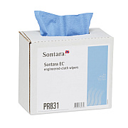 Sontara Ec Engineered-cloth Wipers, Blue, 9x16.5, Creped, Interfold, 100/bx, 8 Bxs/cs, Case Of 800 (M-PR831)