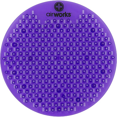 Airworks Splash Free Urinal Screen Lavender 10/box, Box Of 10 (AWSFUS236-BX)