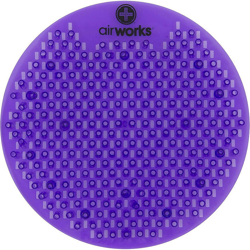 Airworks Splash Free Urinal Screen Lavender 10/box, Box Of 10 (AWSFUS236-BX)