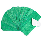 Microfiber Flat Wet Mop - 13", Green, Pack Of 12 (PNP830013G)