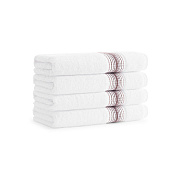Aston & Arden Turkish Striped Hand Towel 18x32 Rose, Pack Of 4 (PNP-HT-STT1832-54RSE)