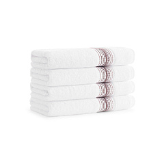 Aston & Arden Turkish Striped Hand Towel 18x32 Rose, Pack Of 4 (PNP-HT-STT1832-54RSE)