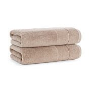 Aston & Arden Solid Turkish Bath Towel 30x60 Hummus, Pack Of 2 (PNP-BT-TS3060-18-HMS)