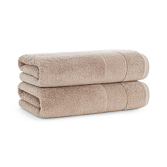 Aston & Arden Solid Turkish Bath Towel 30x60 Hummus, Pack Of 2 (PNP-BT-TS3060-18-HMS)
