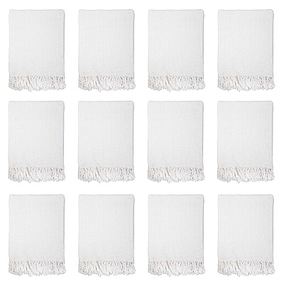 Common Ground Throw 50x70 White, Case Of 12 (THROW-50X70-WH-CS)