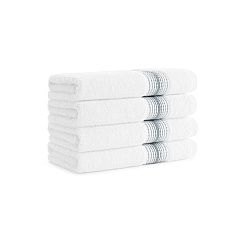 Aston & Arden Turkish Striped Hand Towel 18x32 Slate, Pack Of 4 (PNP-HT-STT1832-54SLT)