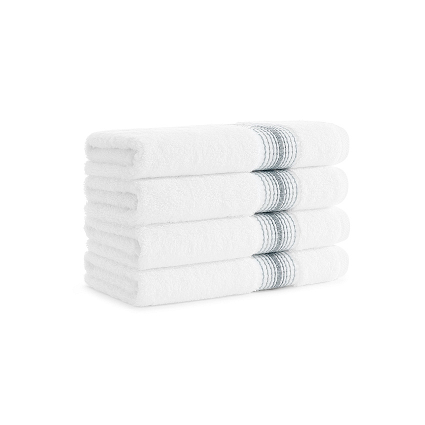 Aston & Arden Turkish Striped Hand Towel 18x32 Slate, Pack Of 4 (PNP-HT-STT1832-54SLT)