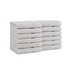 Host & Home Washcloth 13x13 Light Grey, Case Of 60 (WC-HH-1313-LG-CS)