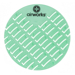 Airworks Urinal Screen, Lt. Green, Cucumber Melon, 10/bx, Box Of 10 (AWUS237-BX)