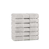 Aston & Arden Egyptian Cotton Washcloth 13x13 Tan, Pack Of 6 (P-EGYP-1313-TAN)