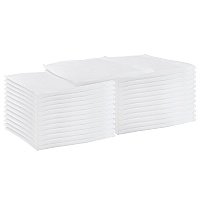 Mariposa Poly Spun Napkin 20x20 White, Case Of 300 (NAP-W-SPUN-CS)