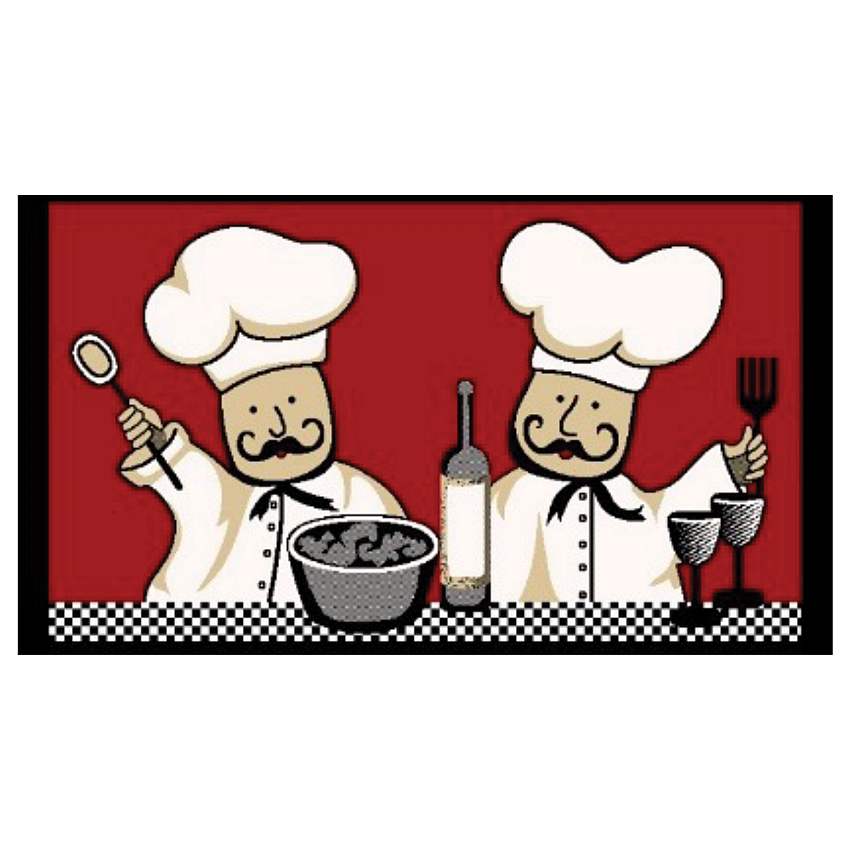 Sloppy Chef Printed Rug 18x30 Chef - New 2024, Case Of 24 (KTC-1830-CHEF)