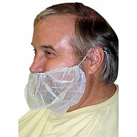 Proworks Beard Cover, Polyproplene, White, 500/cs, Case Of 500 (DA-BC100)
