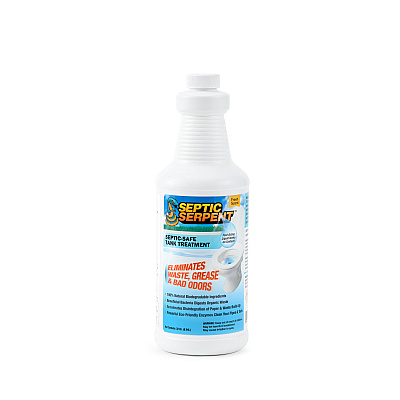 Septic Serpent Septic Tank Cleaner 32 Oz (1 Quart), 1 Each (P-SEPTIC-32)