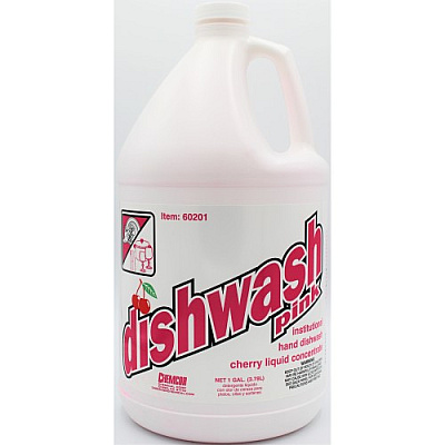 Dishwash Pink Hand Dishwash Detergent, Gallon, 4/cs, Case Of 4 (60201)