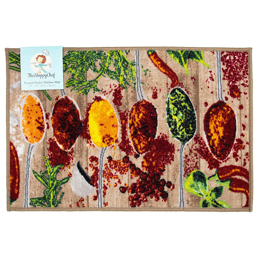 Sloppy Chef Printed Rug 20x30 Spices, 1 Each (PNP-KTC-20X30-SPI)