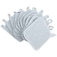 Cooks Linen Pot Holder 7x7 Grey, Pack Of 12 (PNP-POT-GREY)