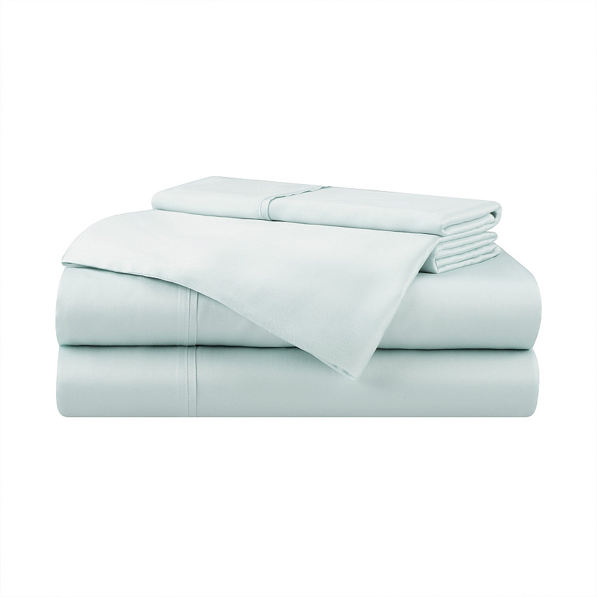 Aston & Arden Tencel Sheet Set California King - Blue, 4 Piece Set (P-SS-CKG-400-BL)