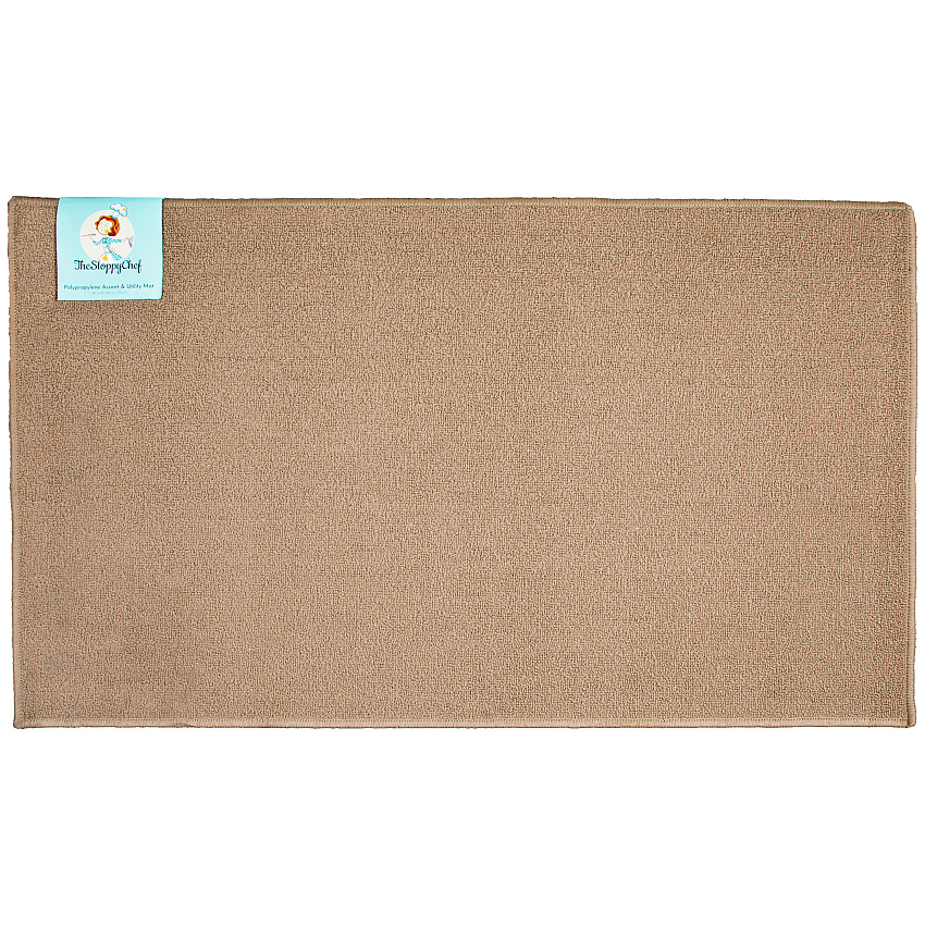 Sloppy Chef Accent Rug 26x45 Taupe, Case Of 12 (JKT-26X45-TP-CS)