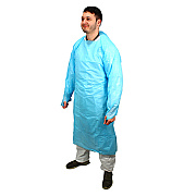 Impact 50 In. Isolation Gown L/s Elastic Wrists, Blue, 100/cs, Case Of 100 (MCPE-50B)