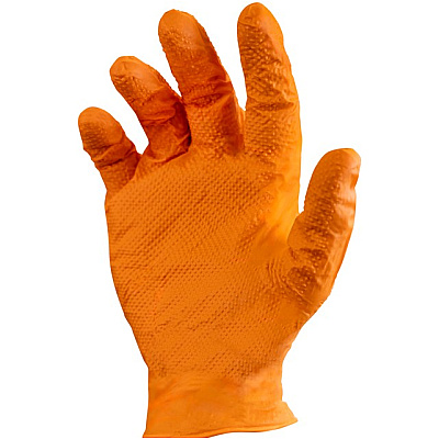 Catch Light By Proworks Nitrile Powder Free 6 Mil Gloves Orange 2xl - Box Of 100 (GL-NT106ORFXX)