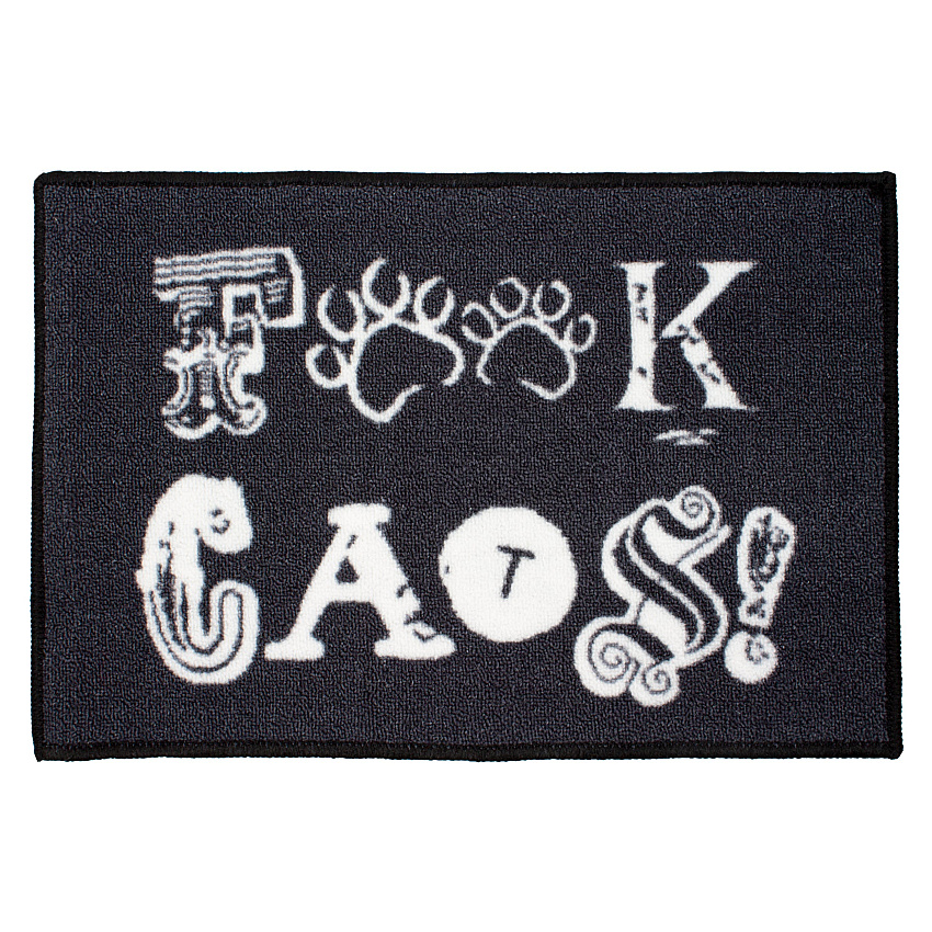 Pet Mat 16x24 F Cats Black, Case Of 20 (PM-16X24-FCATS-CS)