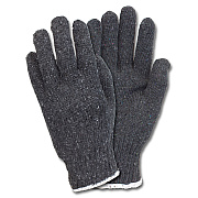 Safety Zone Economy Medium Weight String Knit Gloves, 7 Gauge, Cotton/polyester Blend, Reusable Work Gloves Or Insulated Liner, Mens, Light Gray, Bag Of 12 Pairs, Case Of 25 Bags (GSMW-MN-2C-GY)