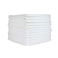 Smart Choice Microfiber Cloths 12x12 20gm White, Pack Of 12 (P915115W)