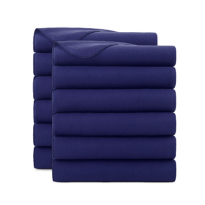 Cozy Soft Polar Fleece Throw 50x60 Navy (12pk), Case Of 12 (FLC-PLR-5060-NV-CS)