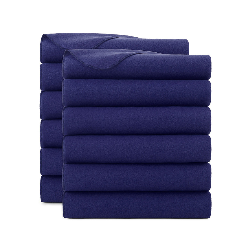 Cozy Soft Polar Fleece Throw 50x60 Navy (12pk), Case Of 12 (FLC-PLR-5060-NV-CS)