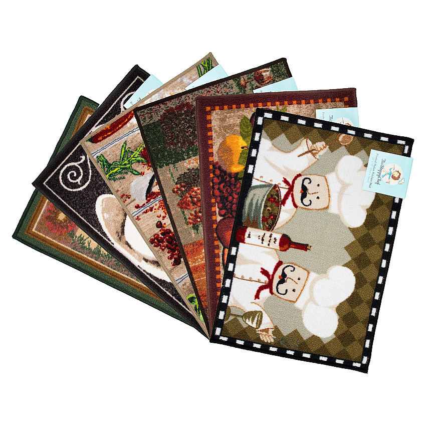 Sloppy Chef Printed Rug 18x30 Assorted - New 2024, Case Of 24 (KTC-1830-ASST)