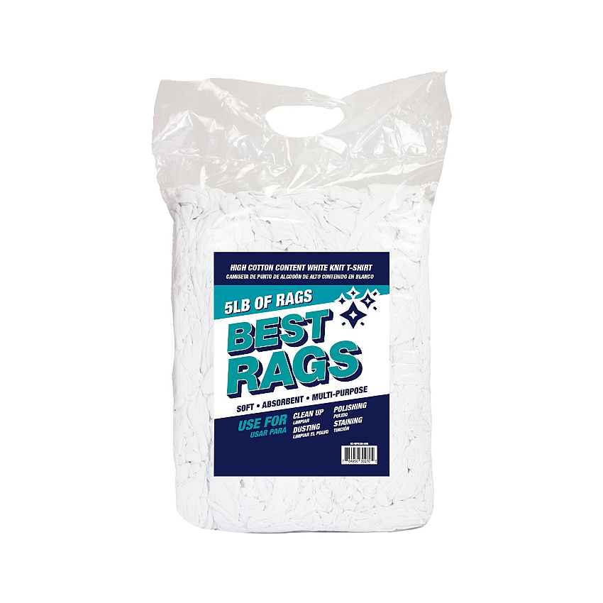 Wpksm Knit Wipers White New 5lb Bag (N-WPKSM-5BG)