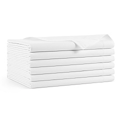 Lulworth T200 Flat Bed Sheets White Queen (case Of 24) (T200-90115)
