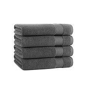 Host & Home Bath Towel 27x54 Dark Grey, Pack Of 4 (P-BT-HH2754-DG)