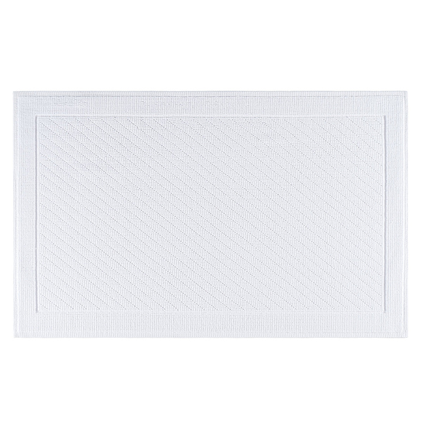Cotton Bath Mat 24x36 White, 1 Each (P-HH-BM-2436-WH)