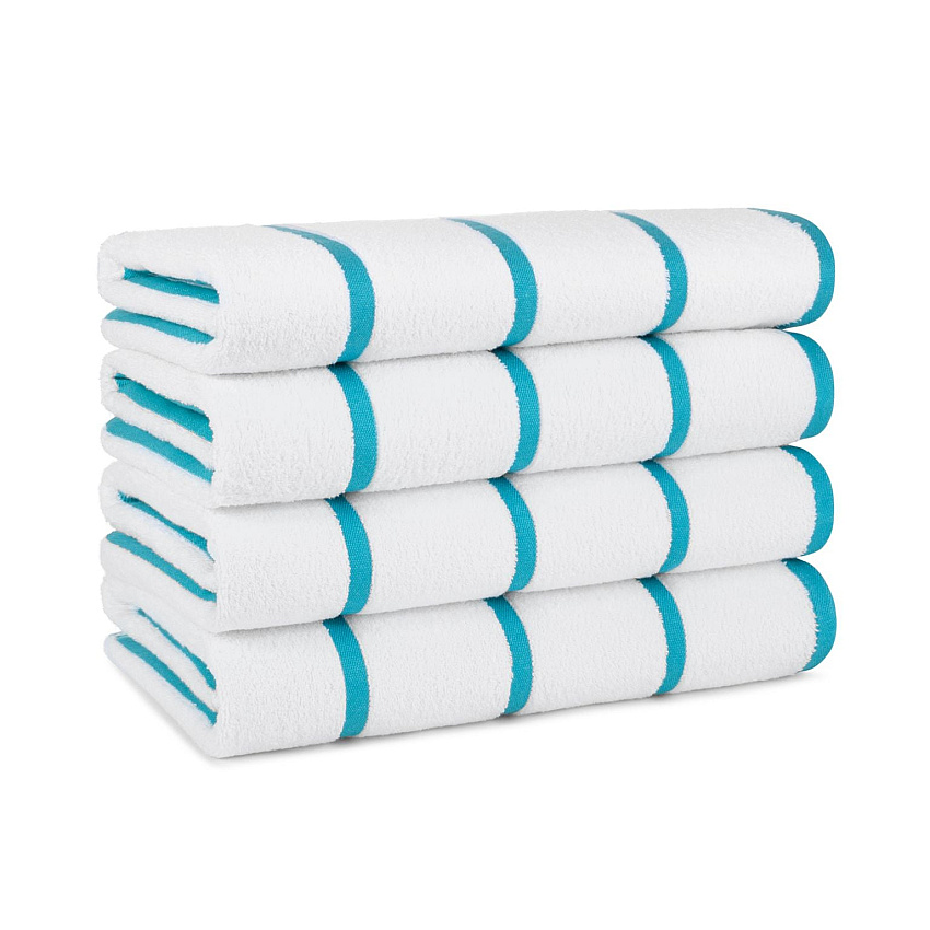 Las Rayas Beach Towel 30x60 Blue, Pack Of 4 (PNP-BT-HS3060-15BL)