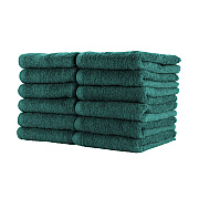 Cotton Jr. Salon Towel 16x27 Hunter Green, Pack Of 12 (P-BBJ1627-2.5HU)