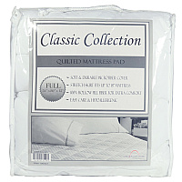 Classic Mattress Pads - Full, Case Of 12 (MP-CL-FL-CS)