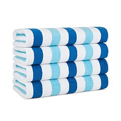 Cabo Cabana Beach Towel 30x70 Navy/blue, Case Of 24 (CABOCABANA-NV/BL-CS)