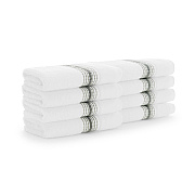 Aston & Arden Turkish Striped Washcloth 13x13 Sage, Pack Of 8 (PNP-WCSTT1313-175SGE)