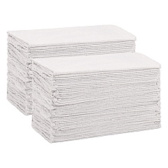 Messy Mechanic Shop Towels 100 Pack 12x14 White, Bag Of 100 (PNP-SHOP-100-WH)