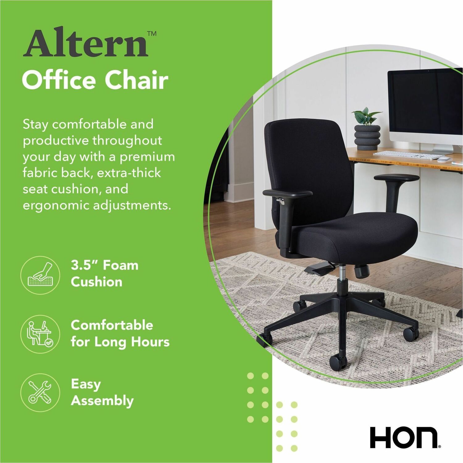 Office Chair Hon Bsxvl702mm10 Bsxvl702mm10 Bulk Basyx By HON