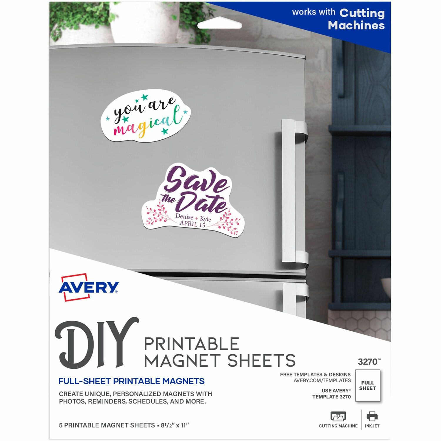 Avery Printable Magnet Sheets - 10012706 